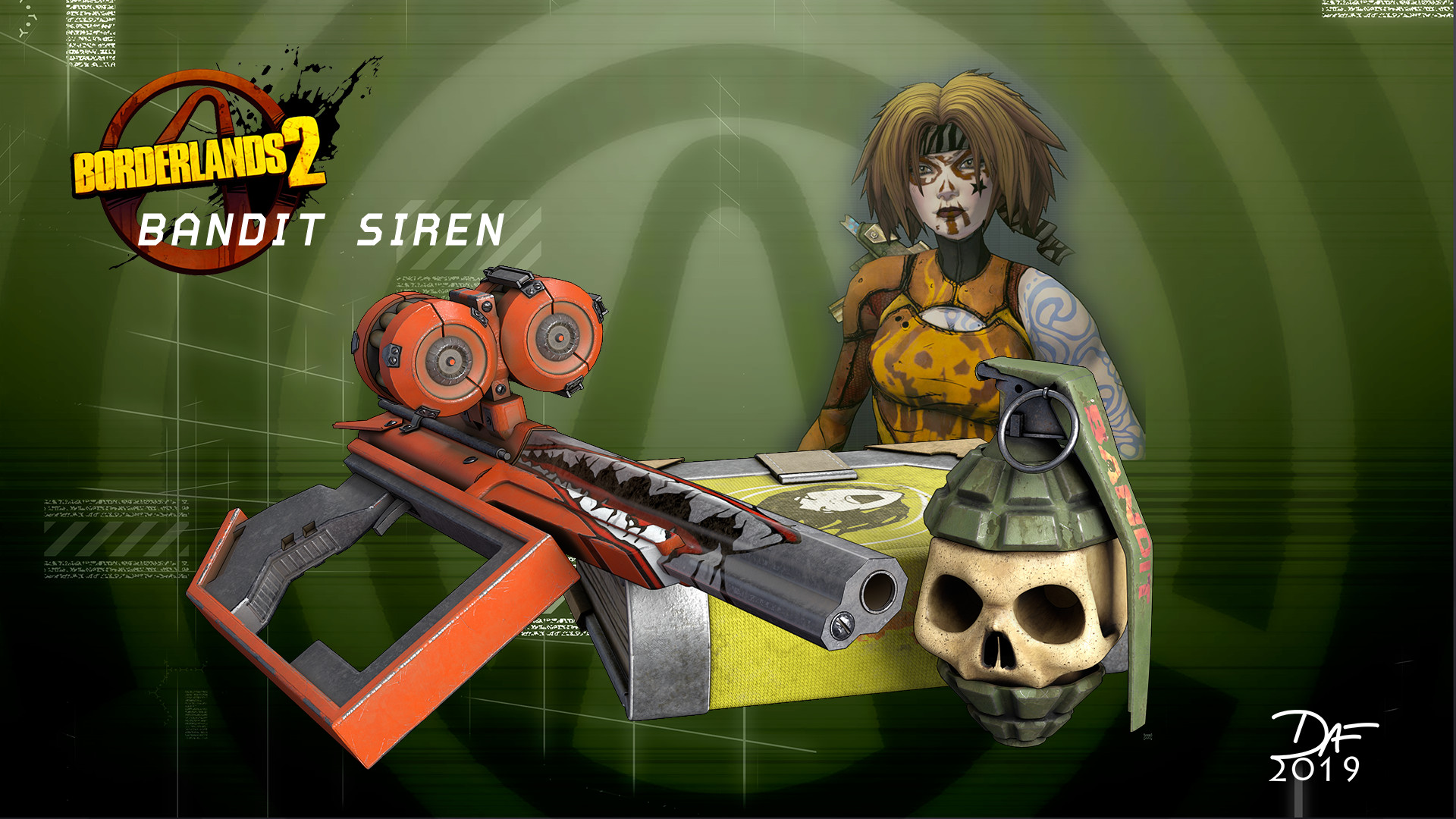 Borderlands 2 Bandit Siren Borderlands 2 Bandit Siren